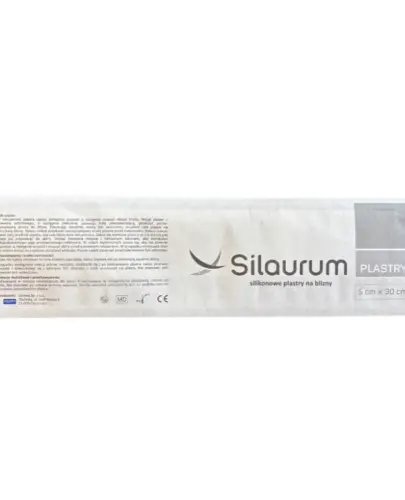 SILAURUM PLASTER SILIKONOWY NA BLIZNY 5 CM X 30 CM 1 SZT.