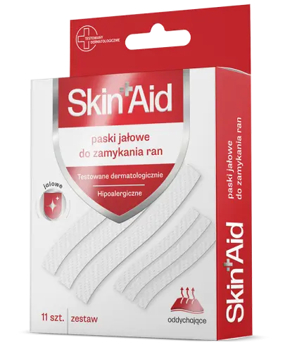 SKIN AID JAŁOWE PASKI DO ZAMYKANIA RAN 11SZT