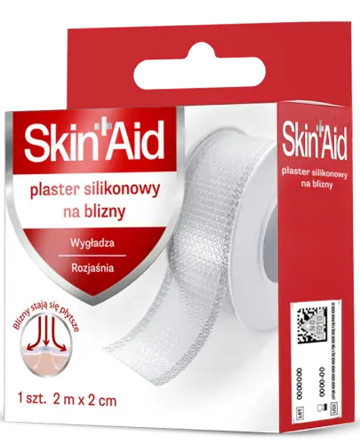 SKIN AID PLASTER SILIKONOWY NA BLIZNY 2MX2 cm 