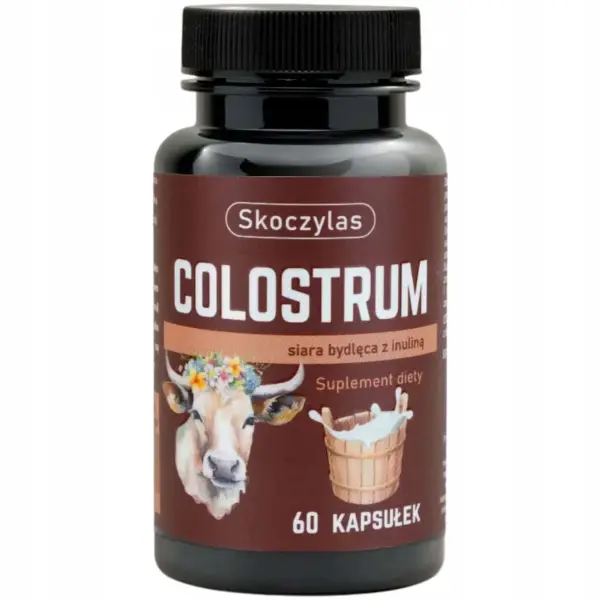 SKOCZYLAS COLOSTRUM SIARA BYDLĘCA Z INULINĄ 60 KAPSUŁEK