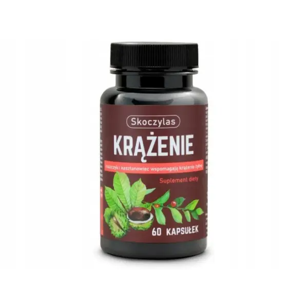 SKOCZYLAS KRĄŻENIE RUSZCZYK KASZTANOWIEC WSPOMAGA KRĄŻENIE 60 KAPSUŁEK