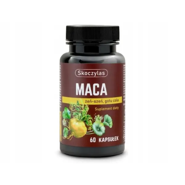 SKOCZYLAS MACA ŻEŃ-SZEŃ GOTU COLA 60 KAPSUŁEK 