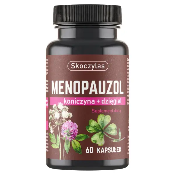 SKOCZYLAS MENOPAUZOL CZERWONA KONICZYNA DZIĘGIEL  60 KAPSUŁEK 