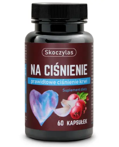 SKOCZYLAS NA CIŚNIENIE ARONIA POTAS  CZOSNEK 60 KAPSUŁEK 