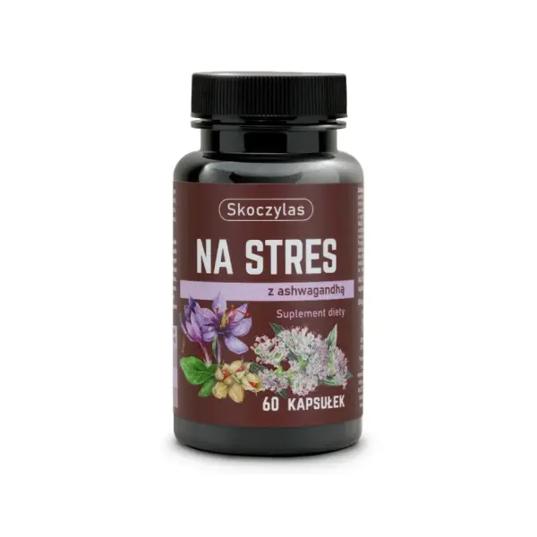 SKOCZYLAS NA STRESZ ASHWAGANDHĄ  60 KAPSUŁEK 