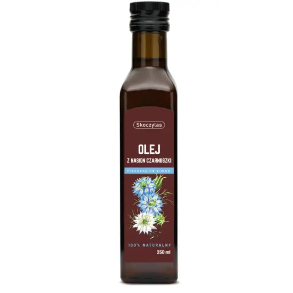 SKOCZYLAS OLEJ Z NASION CZARNUSZKI 100 % NATURALNY 250 ML