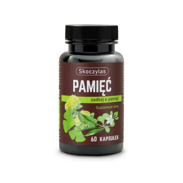 SKOCZYLAS PAMIĘĆ MIŁORZĄB MIŁORZĄB BAKOPA L-TEANINA 60 KAPSUŁEK 