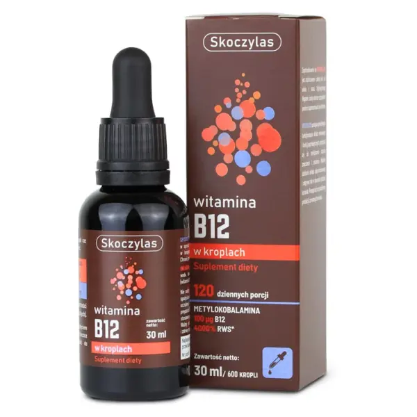 SKOCZYLAS WITAMINA B12 W KROPLACH FORMA METYLOWANA 30 ML 