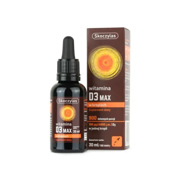 SKOCZYLAS WITAMINA D3 MAX W KROPLACH 30 ML 