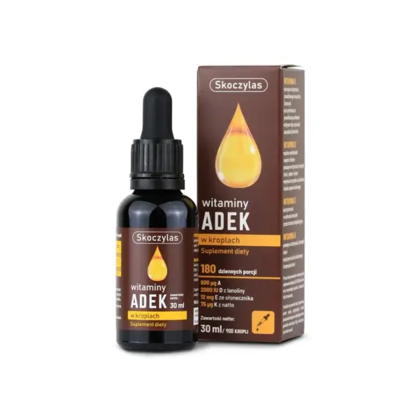 SKOCZYLAS WITAMINY ADEK  W KROPLACH 30 ML 
