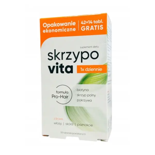 SKRZYPOVITA 1 X DZIENNIE 42 TABL. + 14 TABL. GRATIS!