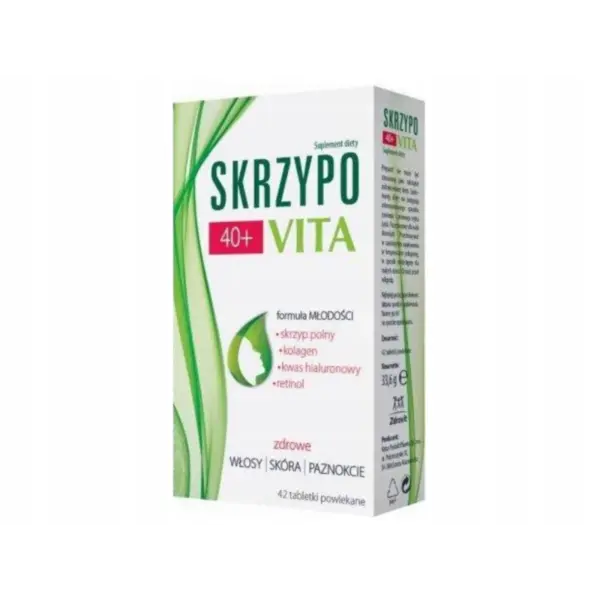 SKRZYPOVITA 40+ WŁOSY SKÓRA PAZNOKCIE 42 TABLETKI