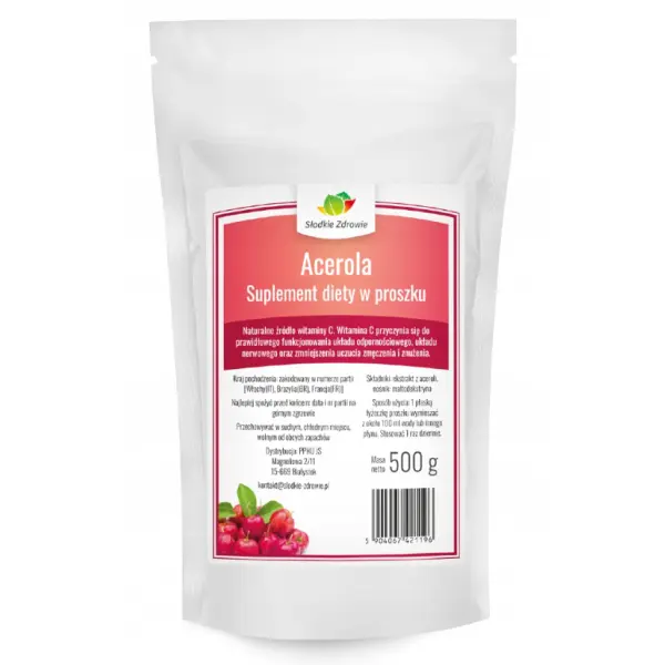 SŁODKIE ZDROWIE ACEROLA W PROSZKU 500 G 