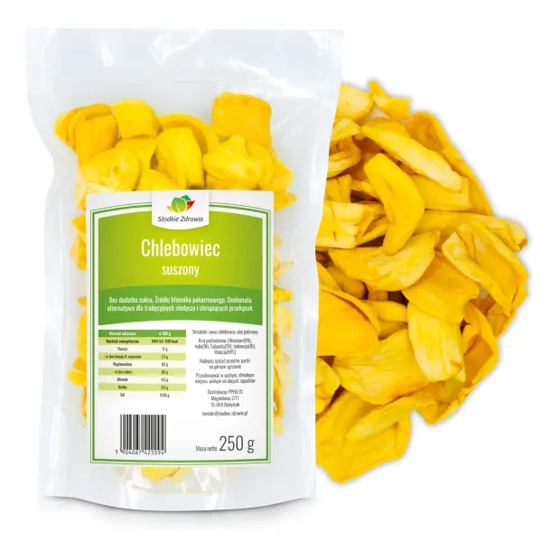 SŁODKIE ZDROWIE CHLEBOWIEC SUSZONY 250G