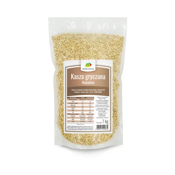 SŁODKIE ZDROWIE KASZA GRYCZANA JASNA NIEPALONA 1KG