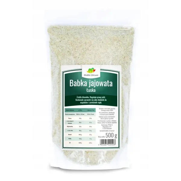 SŁODKIE ZDROWIE ŁUSKA BABKI JAJOWATEJ 500 G