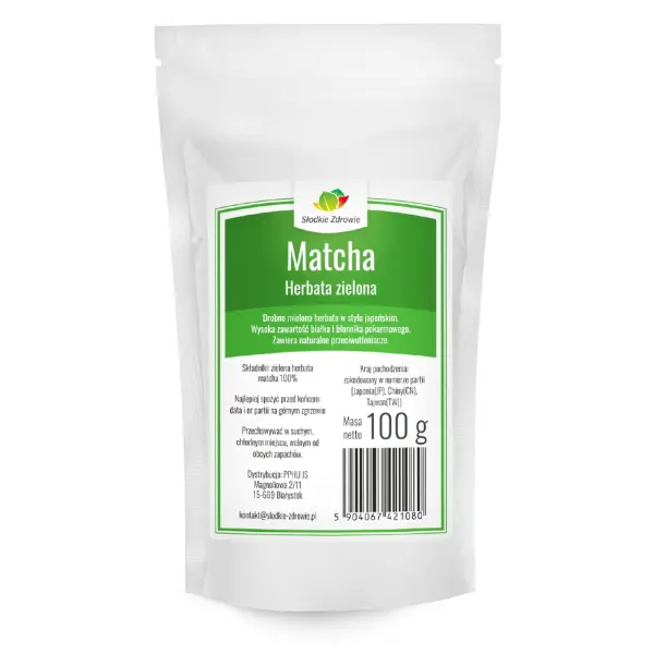 Słodkie Zdrowie Matcha Herbata zielona, 100 g