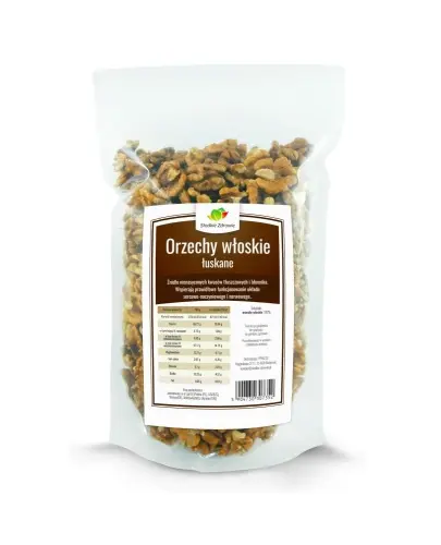 SŁODKIE ZDROWIE ORZECHY WŁOSKIE ŁUSKANE 500 G 