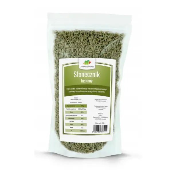 SŁODKIE ZDROWIE SŁONECZNIK ŁUSKANY 500 G 