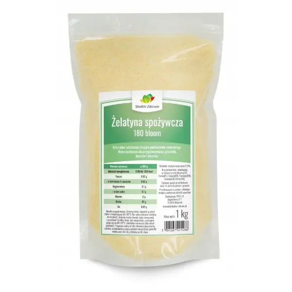 SŁODKIE ZDROWIE ŻELATYNA SPOŻYWCZA NATURALNA 1 KG