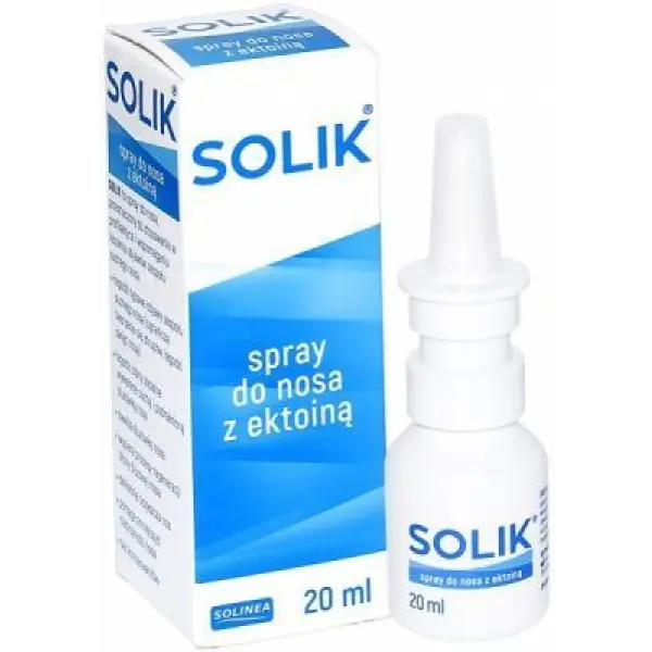 SOLIK SPRAY NAWILŻAJĄCY Z EKTOINĄ DO NOSA 20 ML