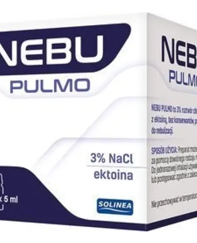 SOLINEA NEBU PULMO ROZTWÓR DO INHALACJI 20 AMPUEŁK x 5ML