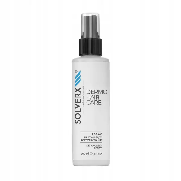 SOLVERX DERMO HAIR CARE SPRAY UŁATWIAJĄCY ROZCZESYWANIE WŁOSÓW 200ML 