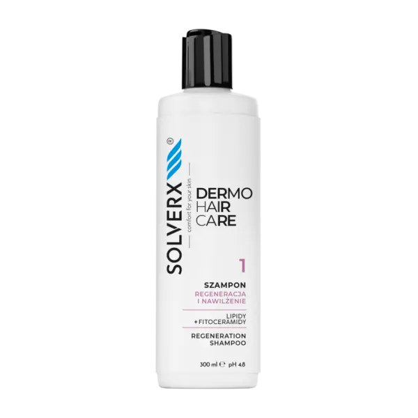 SOLVERX DERMO HAIR CARE SZAMPON REGENERACYJNY  300ML 