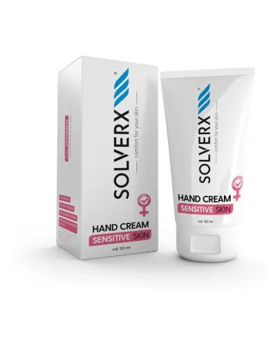 SOLVERX SENSITIVE SKIN KREM DO RĄK DO SKÓRY WRAŻLIWEJ DLA KOBIET 50ML 