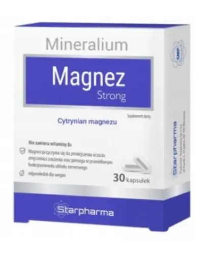 Starpharma magnez strong 30 kaps.