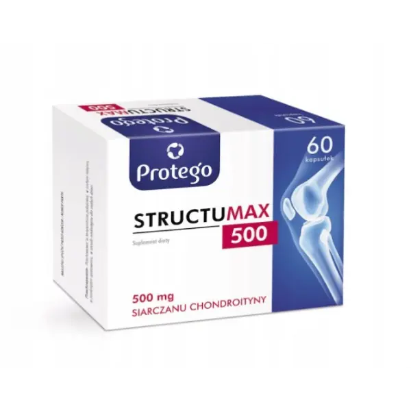 STRUCTUMAX 500 siarczan chondroityny 60 kaps. PROTEGO 