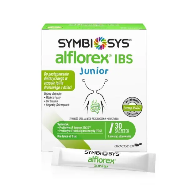 SYMBIOSIS ALFLOREX IBS JUNIOR OD 3 R.Ż.  30 SASZETEK 