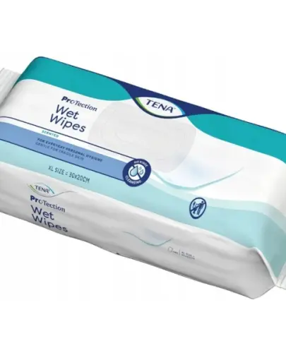 TENA WET WIPES PROTECTION CHUSTECZKI NAWILŻANE 80SZT. 