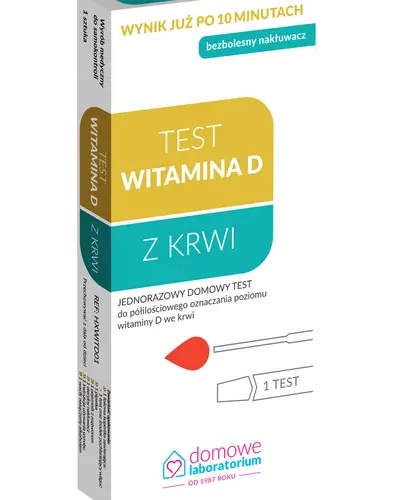 TEST witamina D test do oznaczania poziomu witaminy D z krwi
