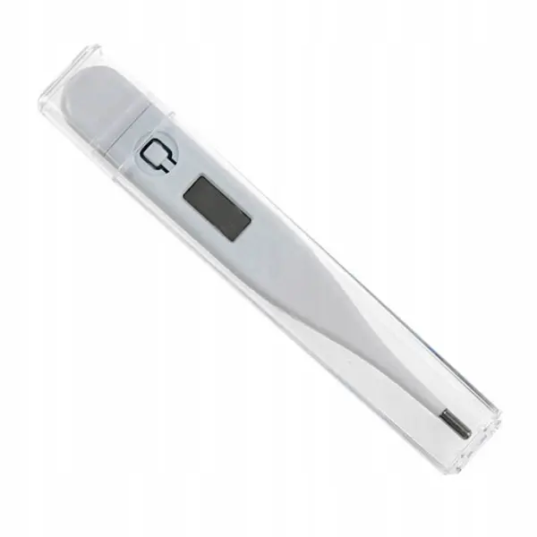 TESTEO TERMOMETR ELEKTRONICZNY LEKARSKI MEDYCZNY SZYBKI POMIAR + ETUI