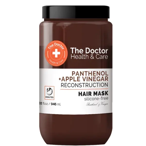 The Doctor Health & Care Maska do włosów rekonstruująca Ocet Jabłkowy + Pantenol 295 ml
