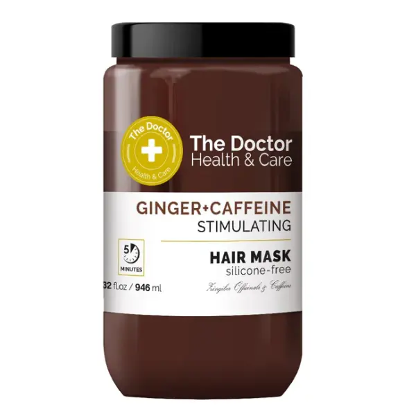 The Doctor Health & Care maska do włosów stymulująca cebulki Imbir + Kofeina, 