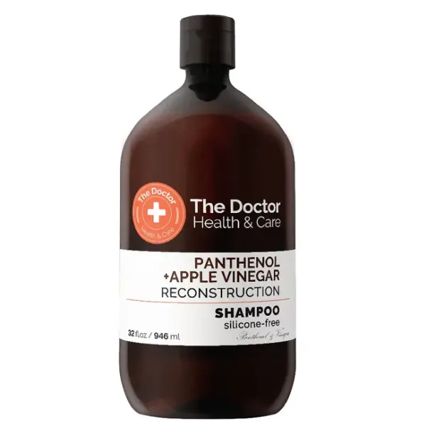 The Doctor Health & Care Szampon do włosów rekonstruujący Ocet Jabłkowy i  Pantenol, 355 ml