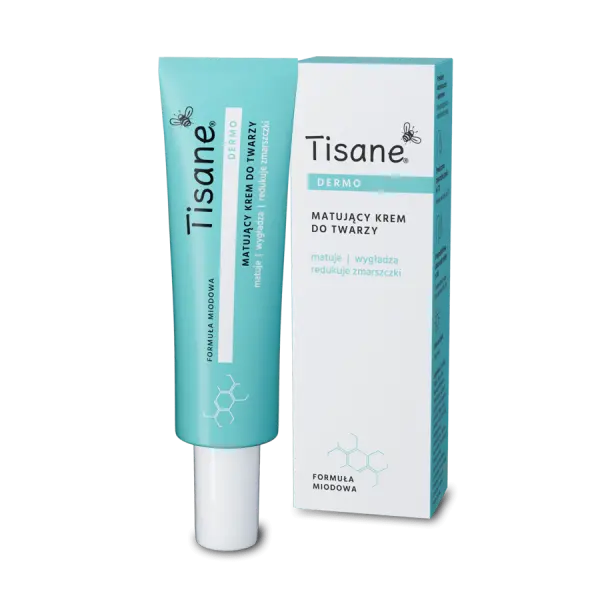 TISANE DERMO MATUJĄCY KREM DO TWARZY FORMUŁA MIODOWA 40 G 