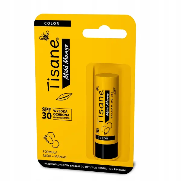 TISANE POMADKA DO UST 30 SPF MIÓD / MANGO 5,1 G