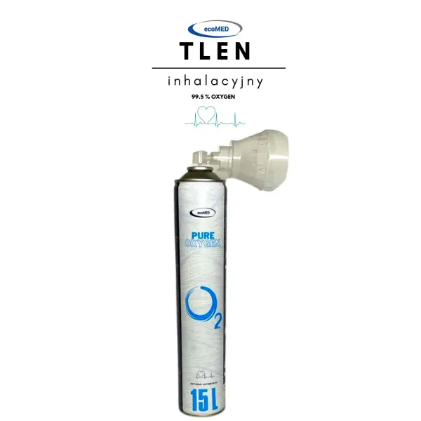 Tlen inhalacyjny w puszcze 99,5% przenośny inhalator tlenowy 