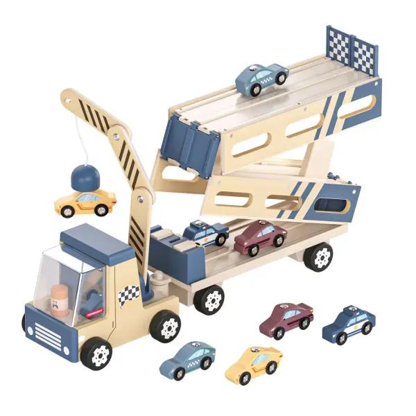 TRANSPORTER SAMOCHODÓW I TOR WYŚCIGOWY 2W1 36m+ TOPBRIGHT