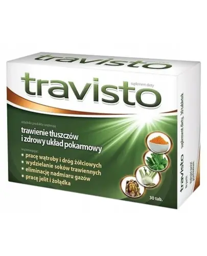 TRAVISTO na trawienie 30 tabl.