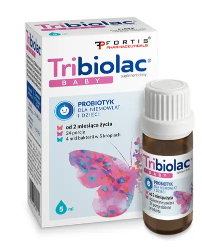 TRIBIOLAC BABY krople 5 ml