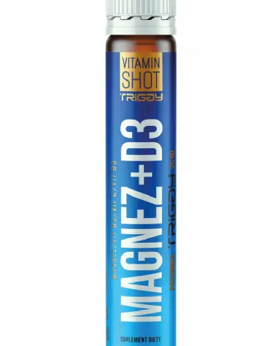 TRIGGY TRI SHOT WITAMINOWY MAGNEZ + D3 SMAK POZIOMKI 25 ML