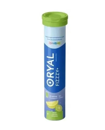 USP ZDROWIE ORYAL FRIZZZY+ ELEKTROLITY CYTRYNA LIMONKA 20 TABLETEK MUSUJĄCYCH