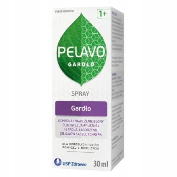 USP ZDROWIE PELAVO SPRAY NA GRADŁO CHRYPKA KASZEL 30ML