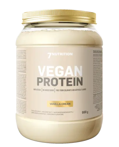 VEGAN PROTEIN ODŻYWKA BIAŁKOWA WANILIA 660 G 7NUTRITION