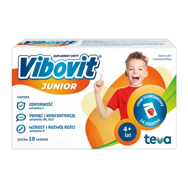 Vibovit Junior o smaku truskawkowym, 14sasz.