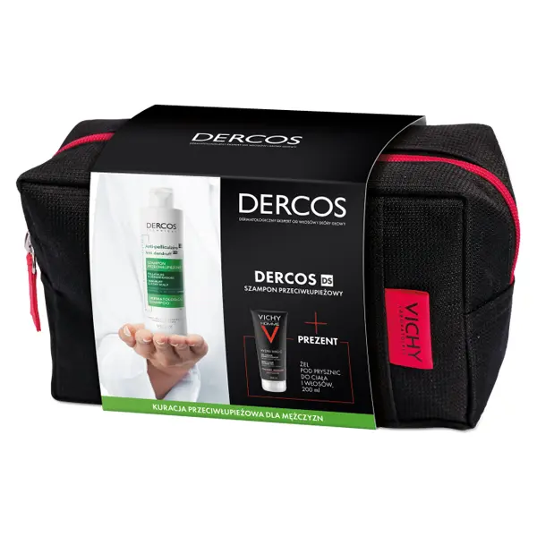 Vichy Dercos DS Zestaw Szampon przeciwłupieżowy, 390 ml + Żel pod prysznic
